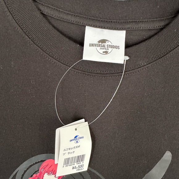 NWT Chainsaw Man Anime T-Shirt from Universal Studios Japan - Unisex M Black - Picture 8 of 10